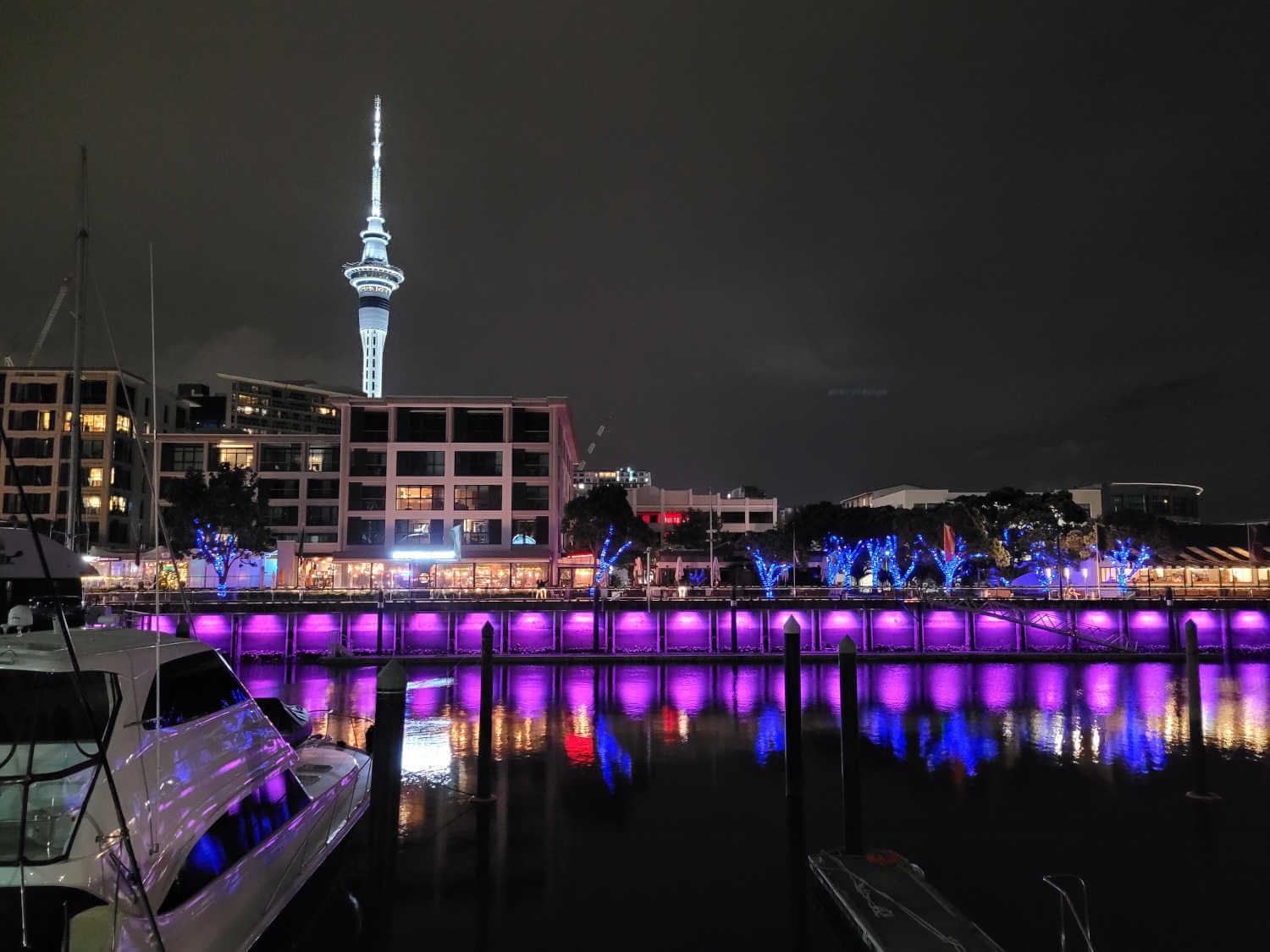 Hafen in Auckland