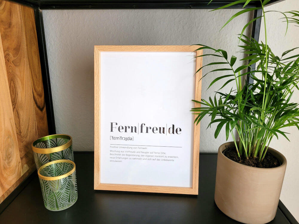 Fernfreude-Poster