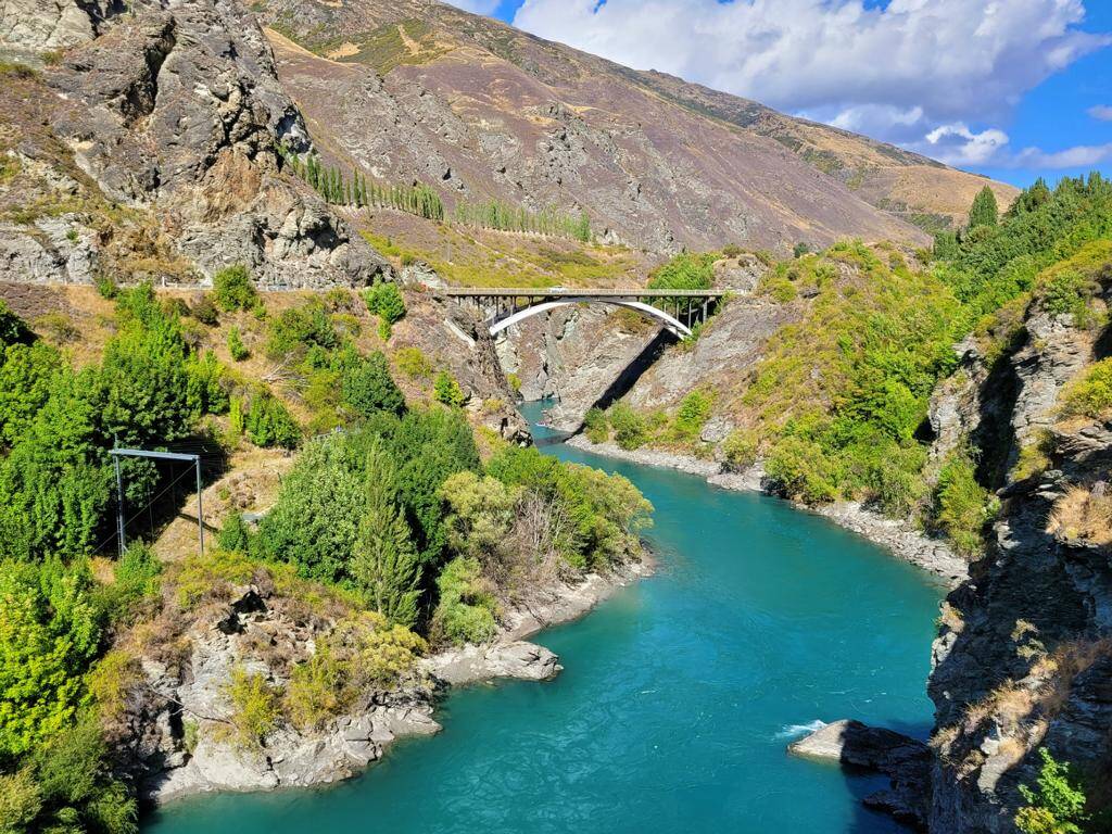 Kawarau Bridge nahe Queenstown: Ursprungsstätte des Bungee-Jumpings