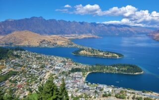 Panorama-Sicht auf Bob's Peak: Queenstown