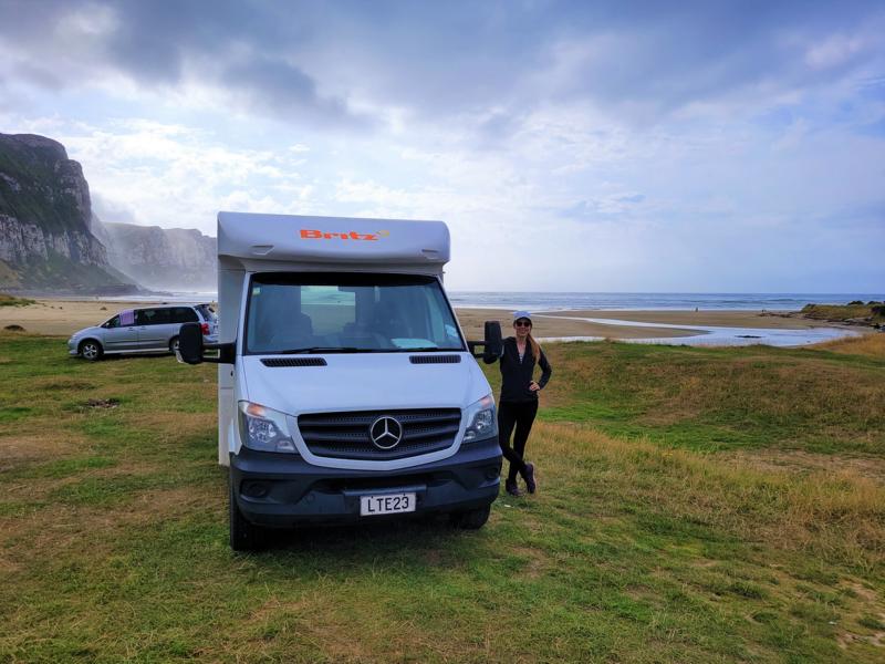 Neuseeland: Campingplatz am Strand