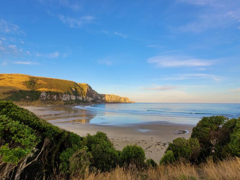 Reisetipp Neuseeland: DOC-Campingplätze - Purakanaui Bay in den Catlins