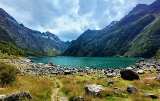 Lake Marian in Neuseeland