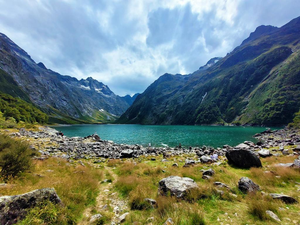 Lake Marian in Neuseeland