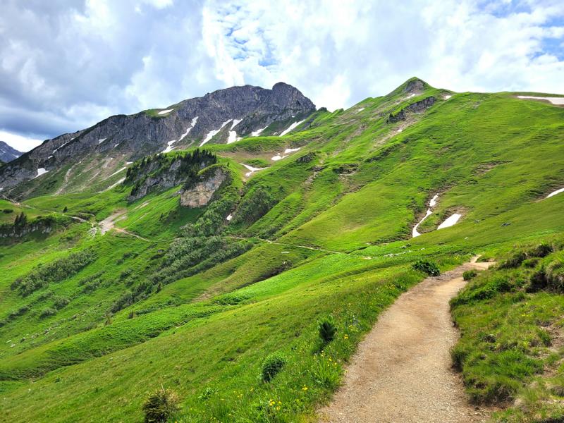 Auf dem Saalfelder Höhenweg zur Schochenspitze