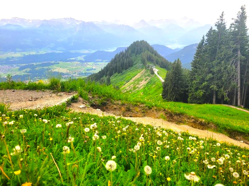 Auf dem Saalfelder Höhenweg zur Schochenspitze