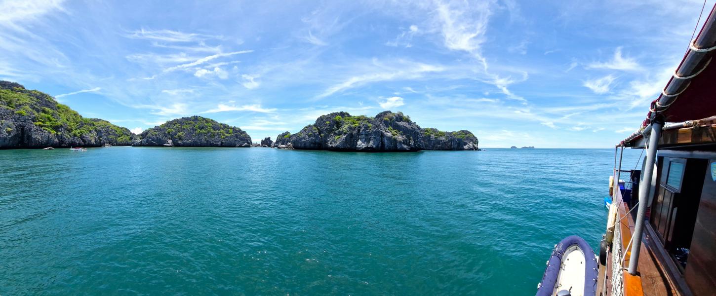 Mit der Segel-Yacht in den Ang Thong Nationalpark