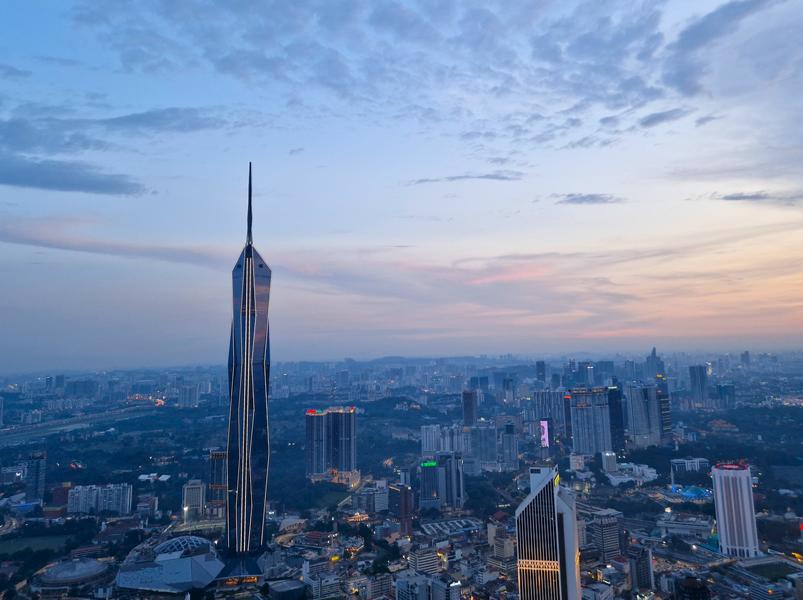Panorama-Blick über Kuala Lumpur vom KL Tower