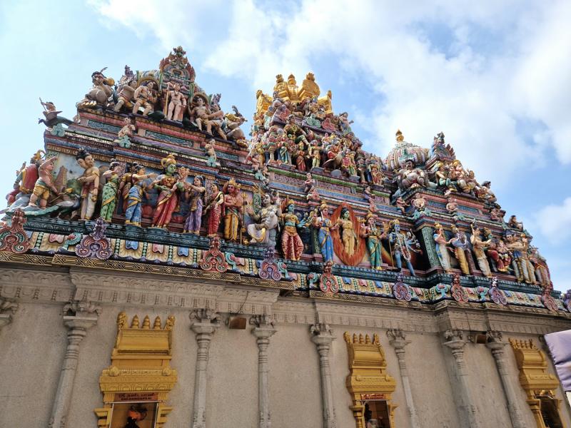 tempel-sri-veeramakaliamman Hinduistischer Tempel in Little India, Singapur