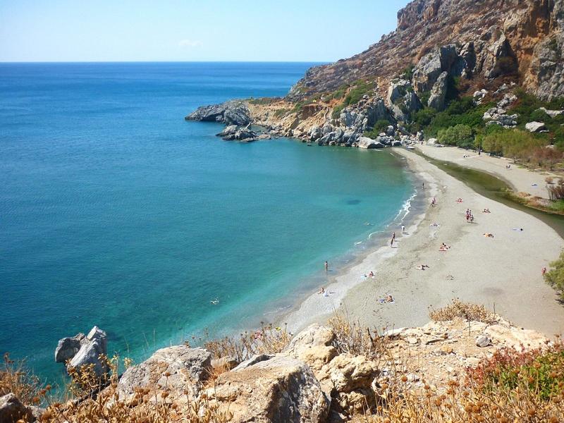 Preveli Strand auf Kreta