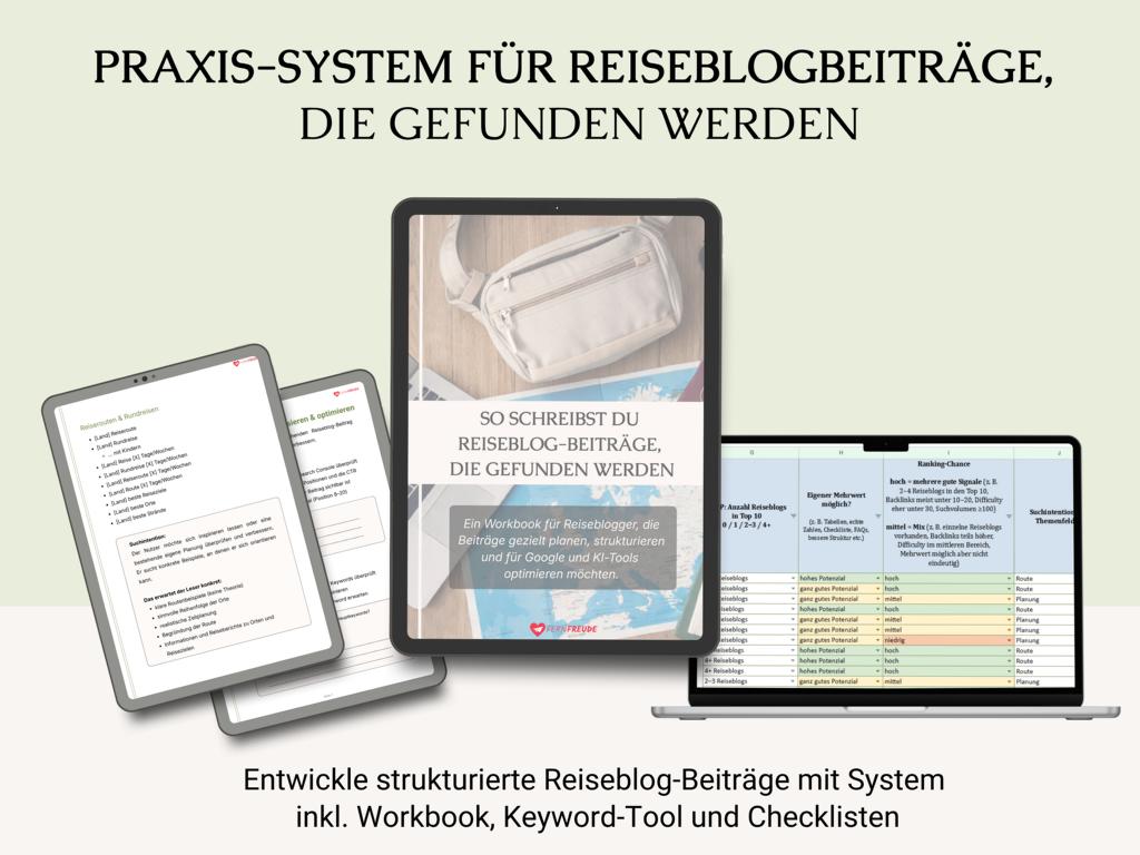 System für Reiseblogbeiträge