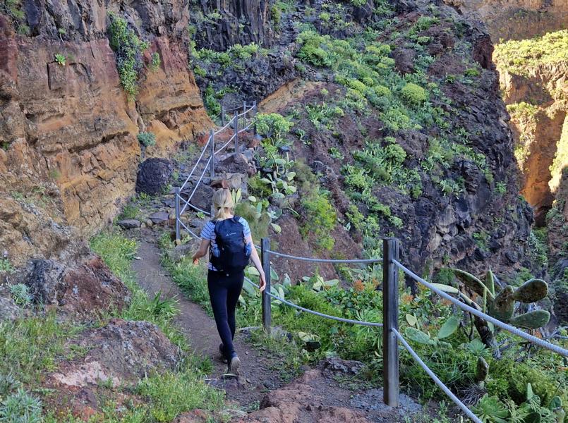 wandern-la-gomera Kurvige Straßen auf La Gomera