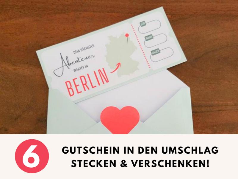 Berlin-Gutschein: Ideen zum Selbermachen