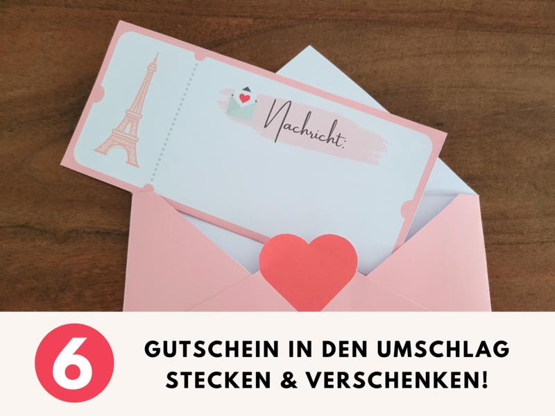 Paris-Gutschein: Ideen zum Selbermachen