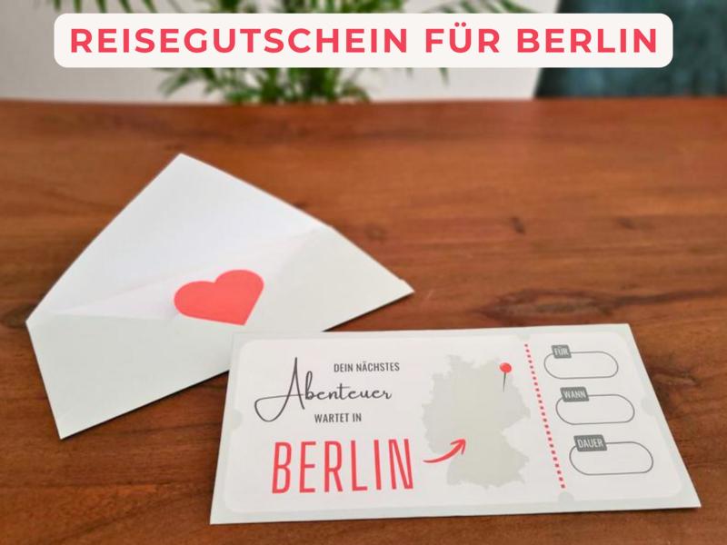 Gutschein für Berlin basteln