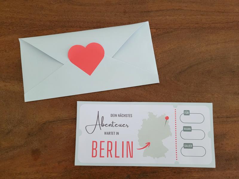 Gutschein für Berlin: Vorlage zum Ausdrucken