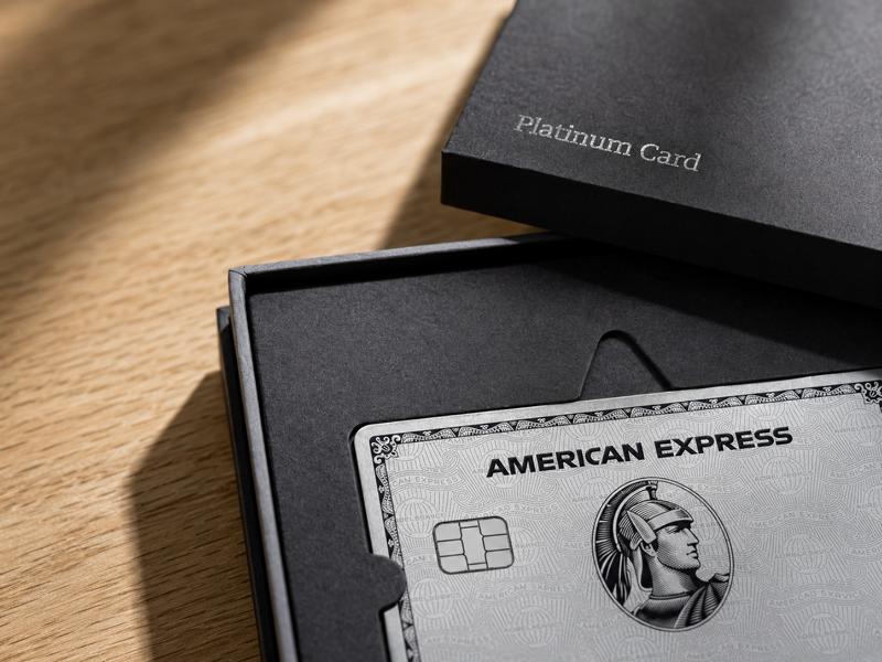 Amex Platinum Card in der Box