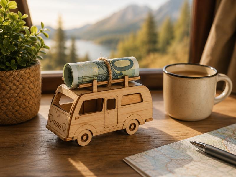 Geldgeschenk für Camper