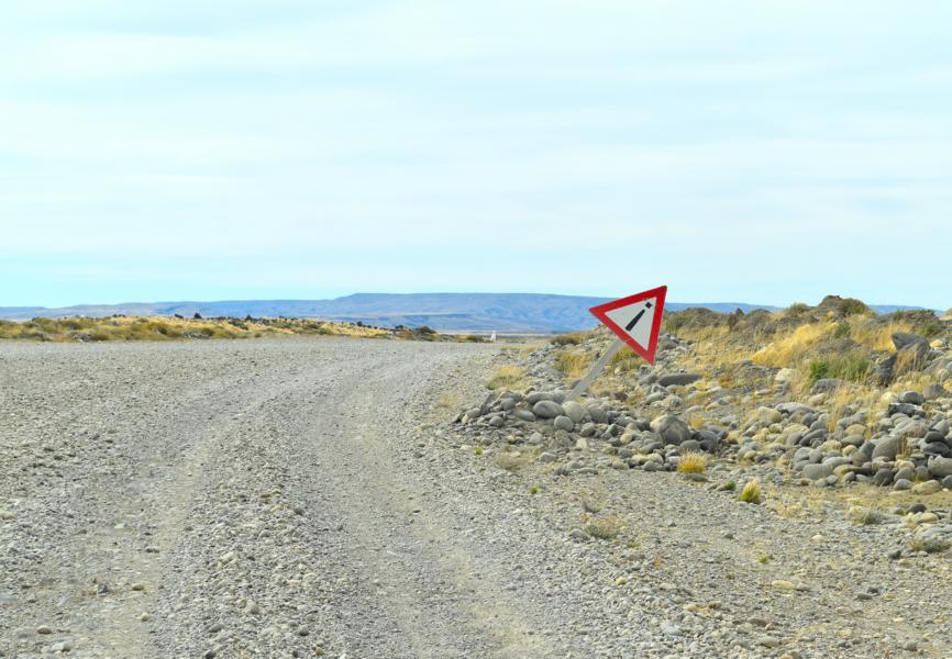 Gravel Road in Argentinien