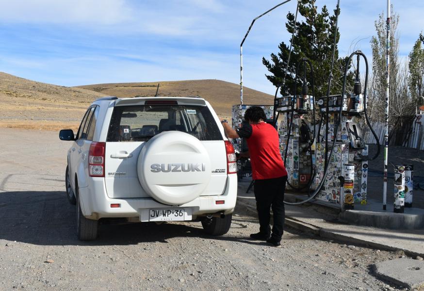 patagonien-mietwagen-tanken In Patagonien mit dem Mietwagen tanken