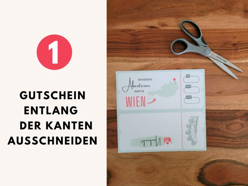 Reisegutschein Wien Vorlage