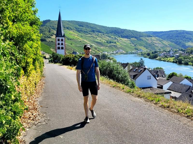 Wanderer auf Jufferweg