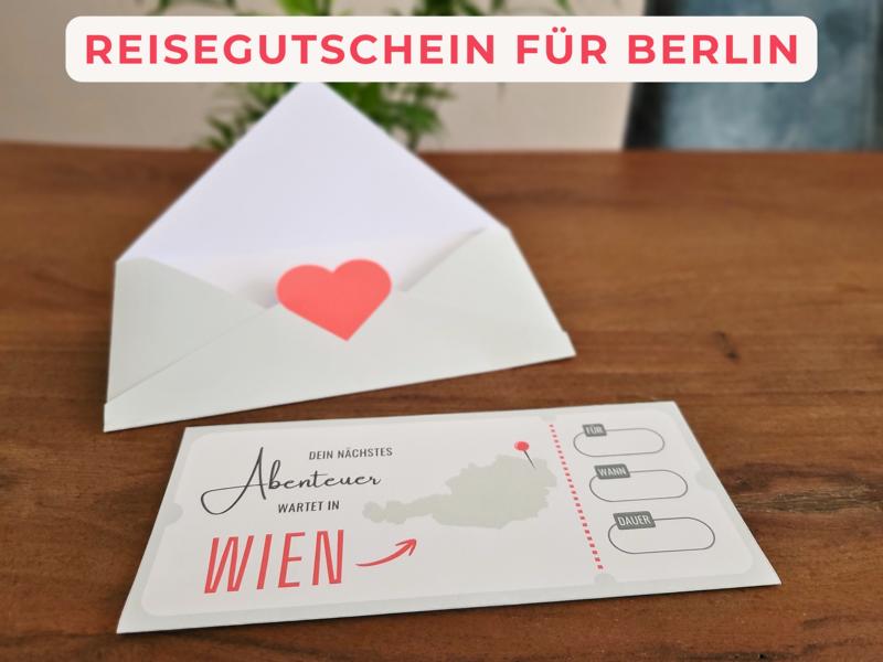 Gutschein für Wien basteln